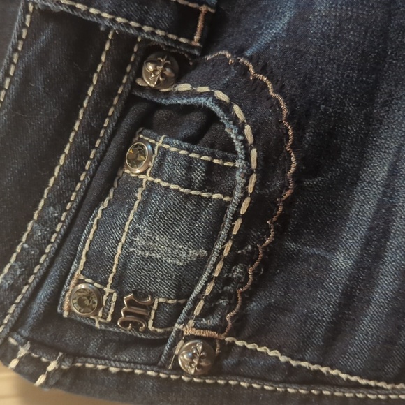 Miss Me Bootcut Denim Jeans Size 28 - Picture 3 of 6